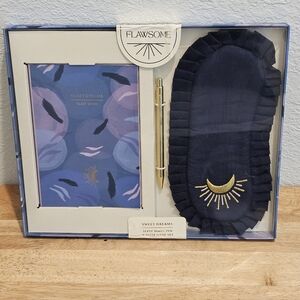 The Flawsome Sweet Dreams Sleep Diary, Pen, & Sleep Mask Set